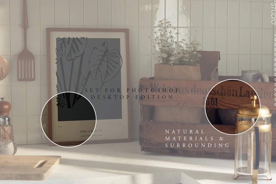 COTTAGE KITCHEN | Frame Mockup