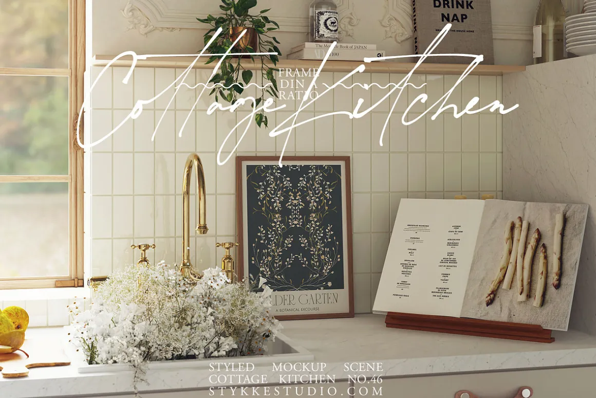 COTTAGE KITCHEN | Frame Mockup
