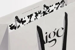 Cotton Handle Paper Gift Bag Mockup