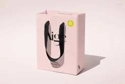 Cotton Handle Paper Gift Bag Mockup
