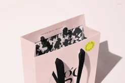 Cotton Handle Paper Gift Bag Mockup