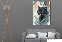 Cougar Landscape Printable Wall Art