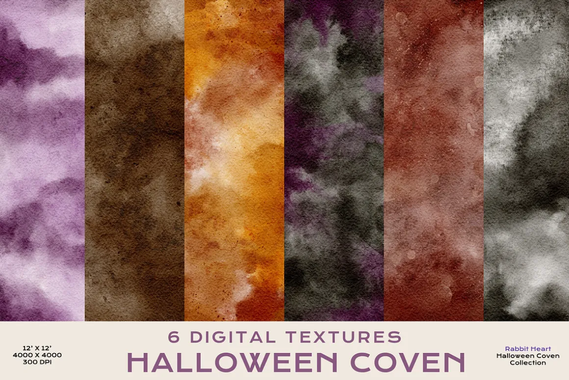 Coven Halloween Clipart Collection