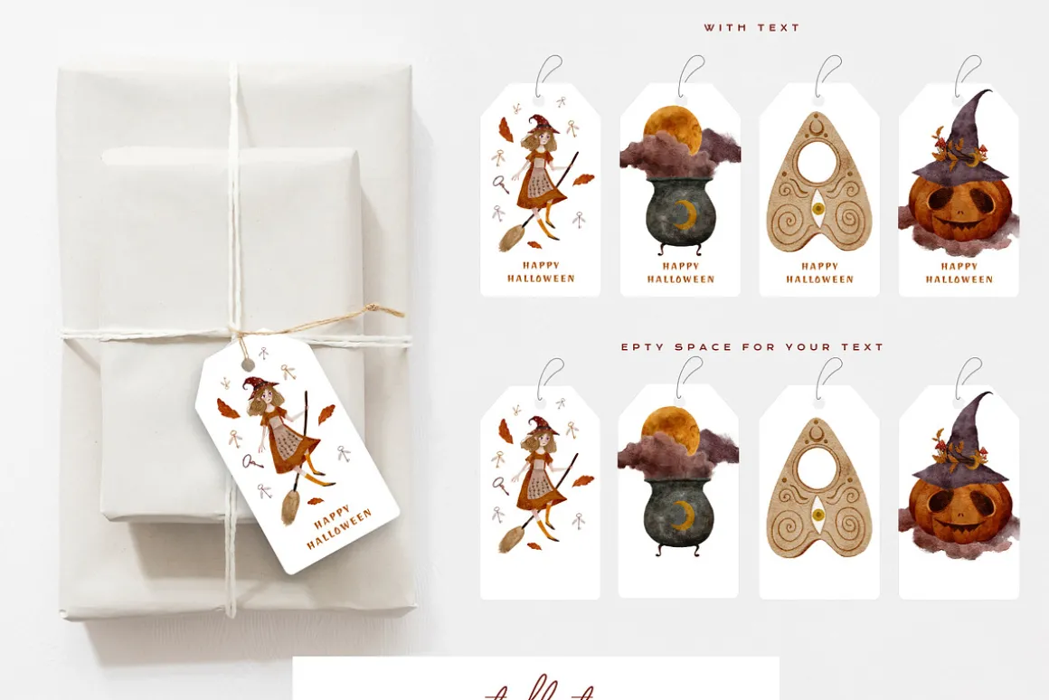 Coven Halloween Clipart Collection