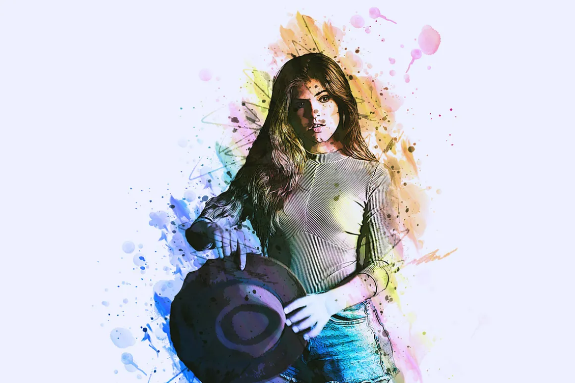 Cover Portrait Photoshop Action