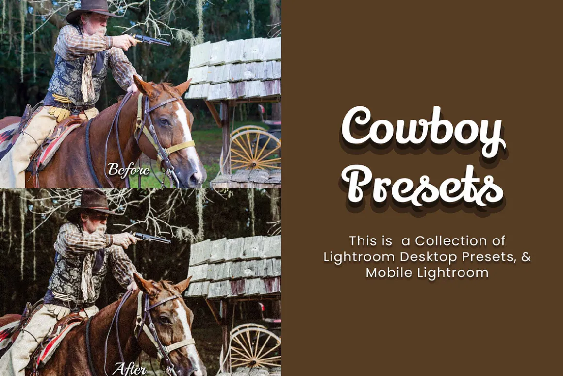 16 Cowboy Lightroom Presets
