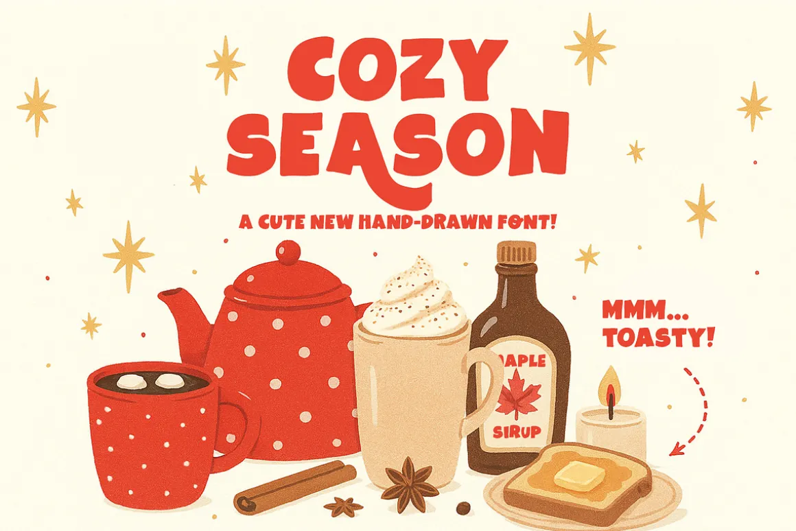 Cozy Season - Warm & Playful Font