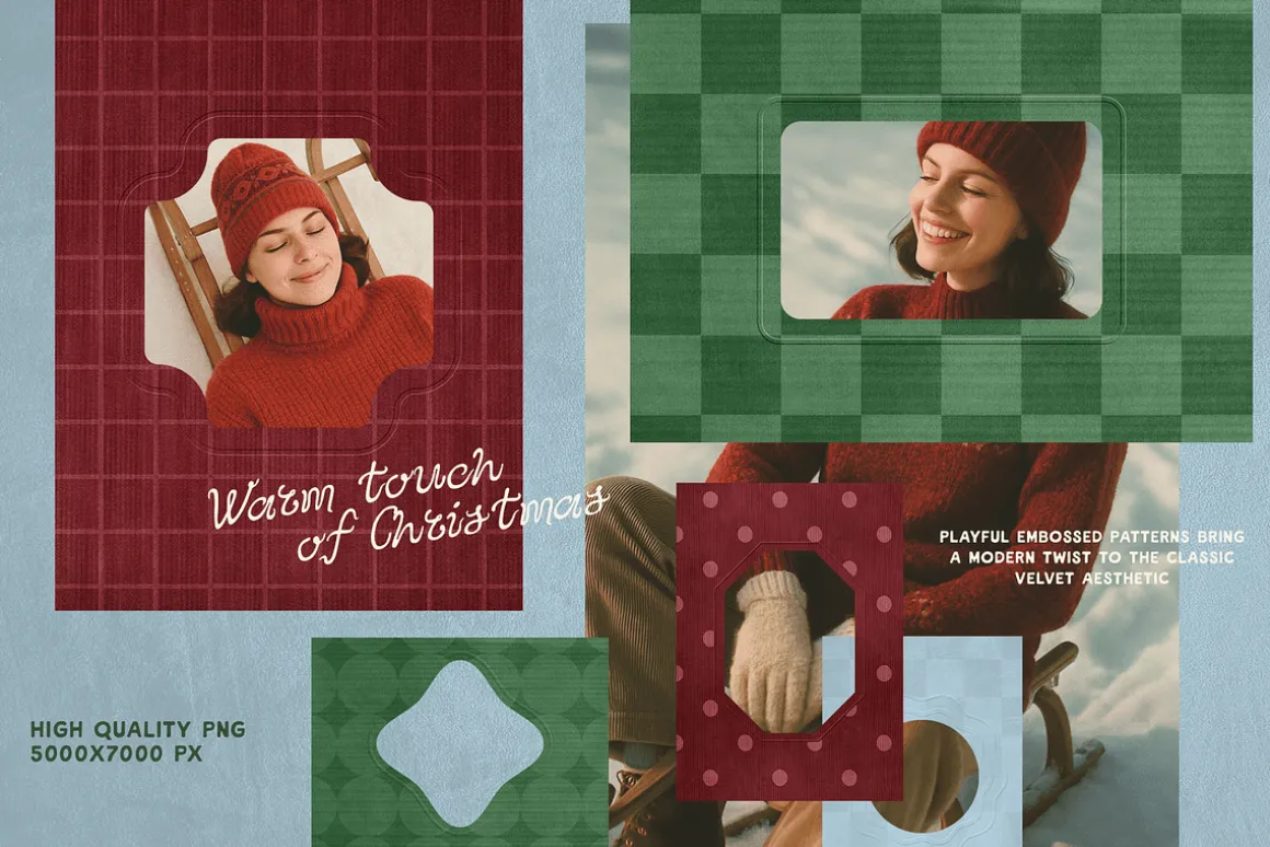 Cozy Velvet Frames collection