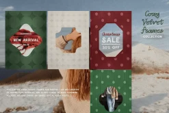 Cozy Velvet Frames collection