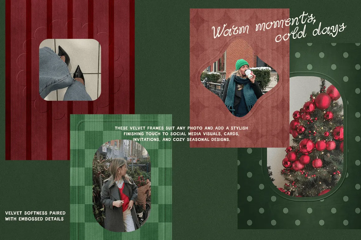 Cozy Velvet Frames collection