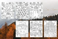 Cozy Autunm | Coloring book