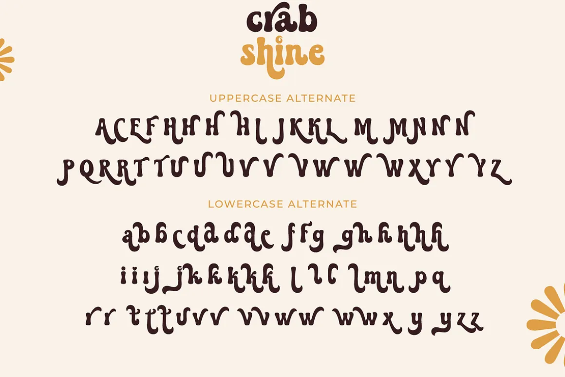 Crab Shine - Cool Retro Font