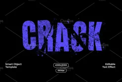 Crack Text Effect