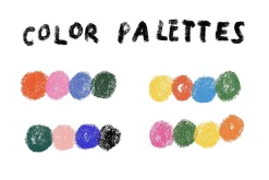 Crayons Brushes for Procreate Bundle