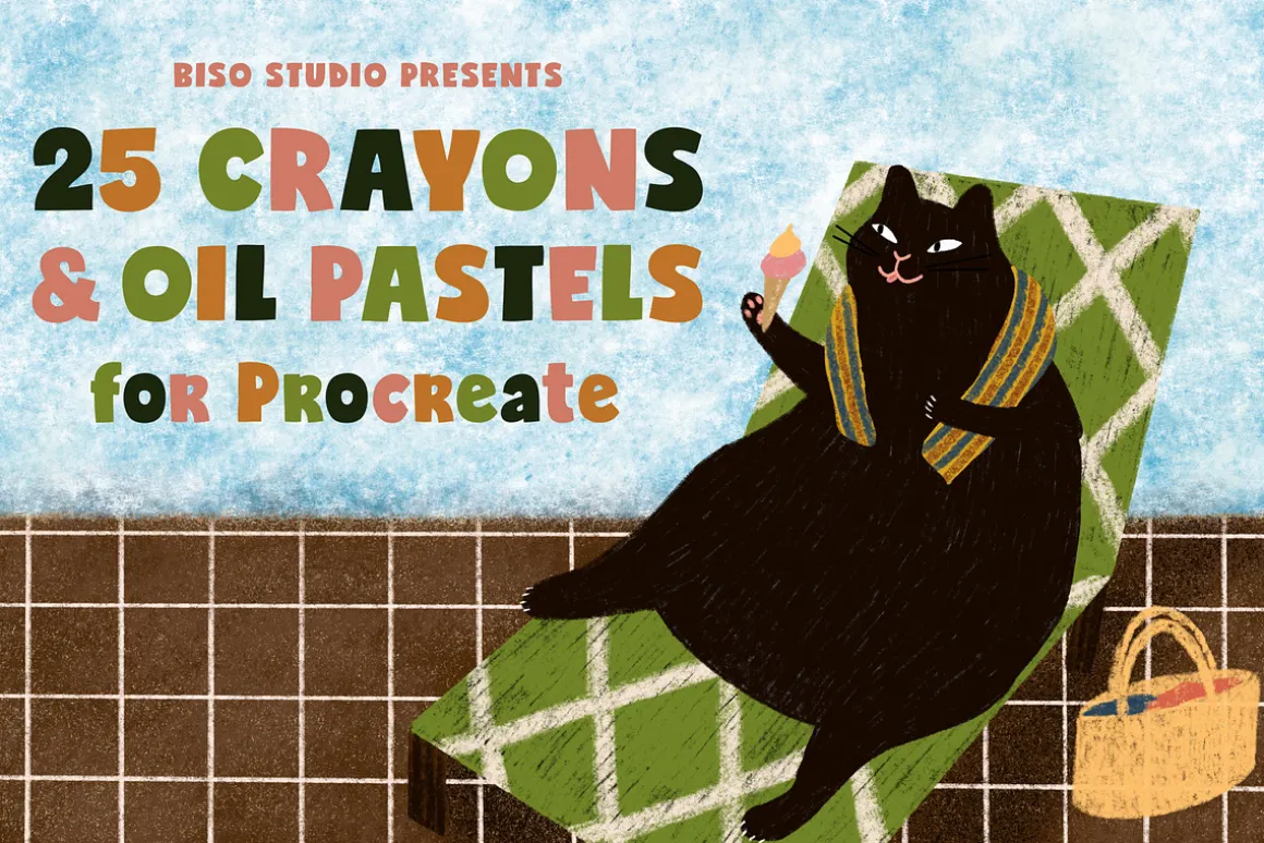 Crayons & Oil Pastels for Procreate