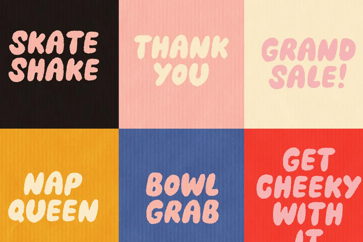 Crazy Diamond Fonts + Doodles
