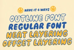 Crazy Diamond Fonts + Doodles