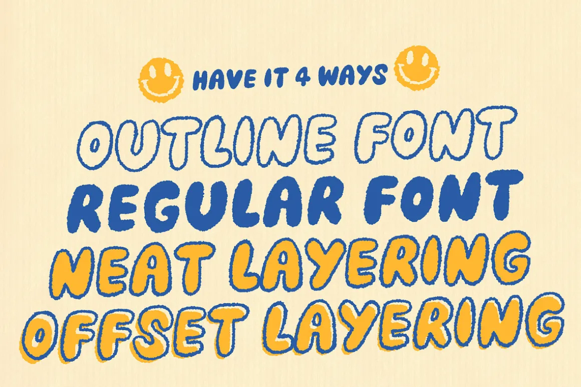Crazy Diamond Fonts + Doodles