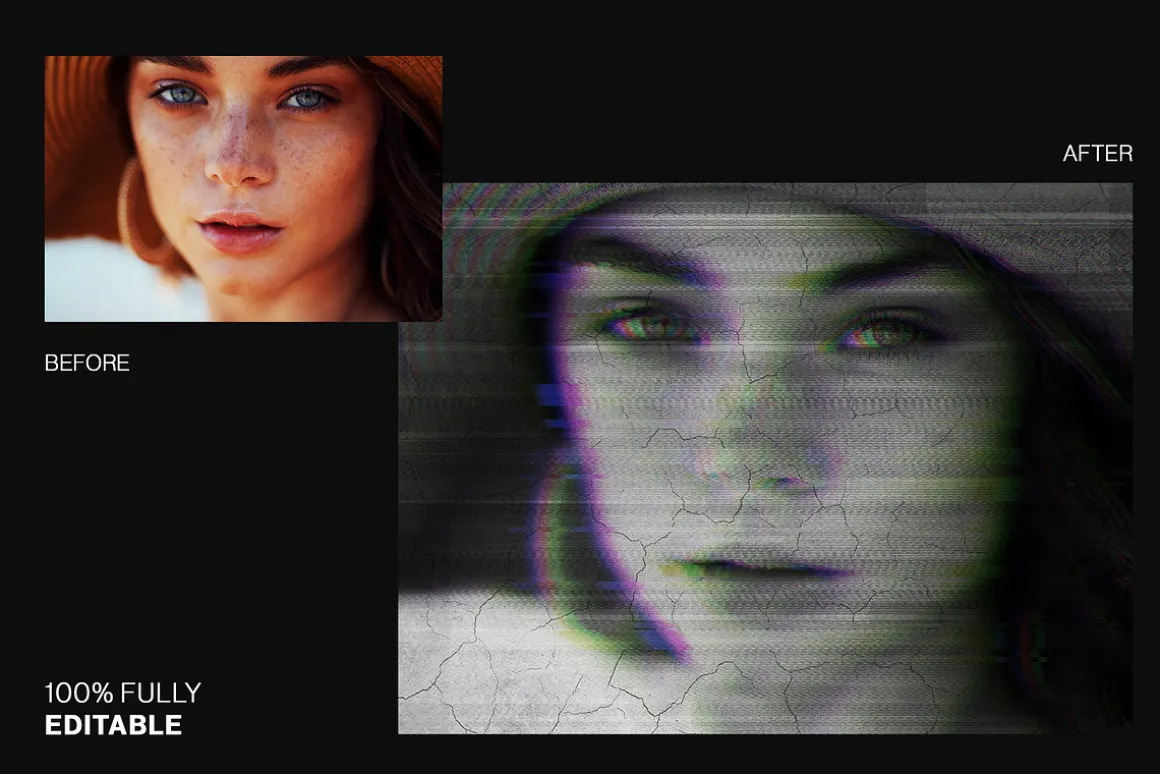 Creaked Motion Photo Effect