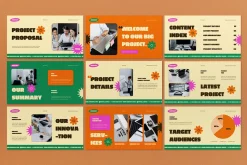 Cream Retro Project Proposal PPT