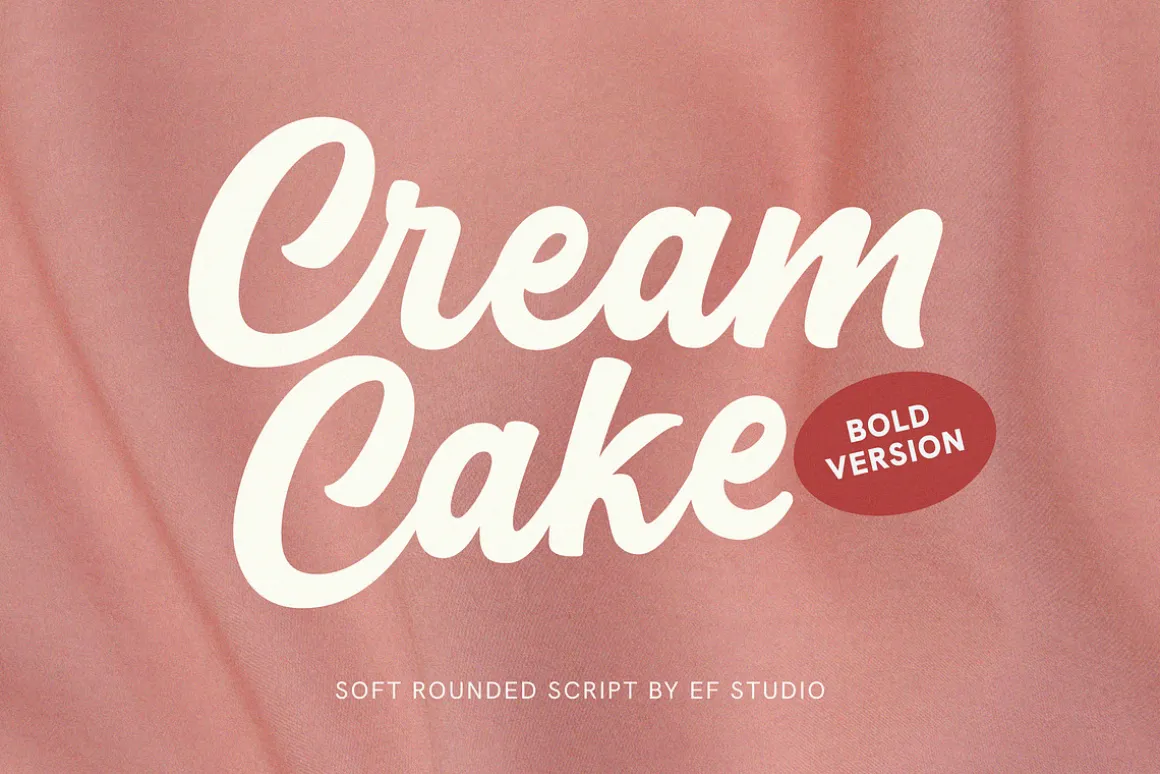 Cream Cake | Bold Script