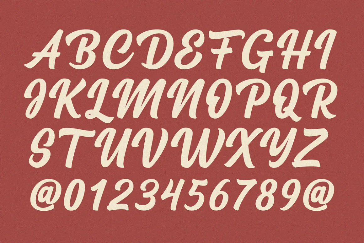 Cream Cake | Bold Script