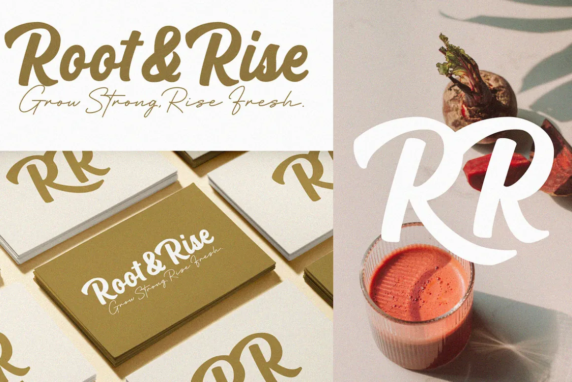 Cream Cake | Bold Script