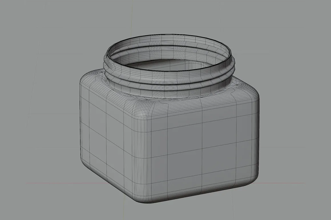 Cream jar 03