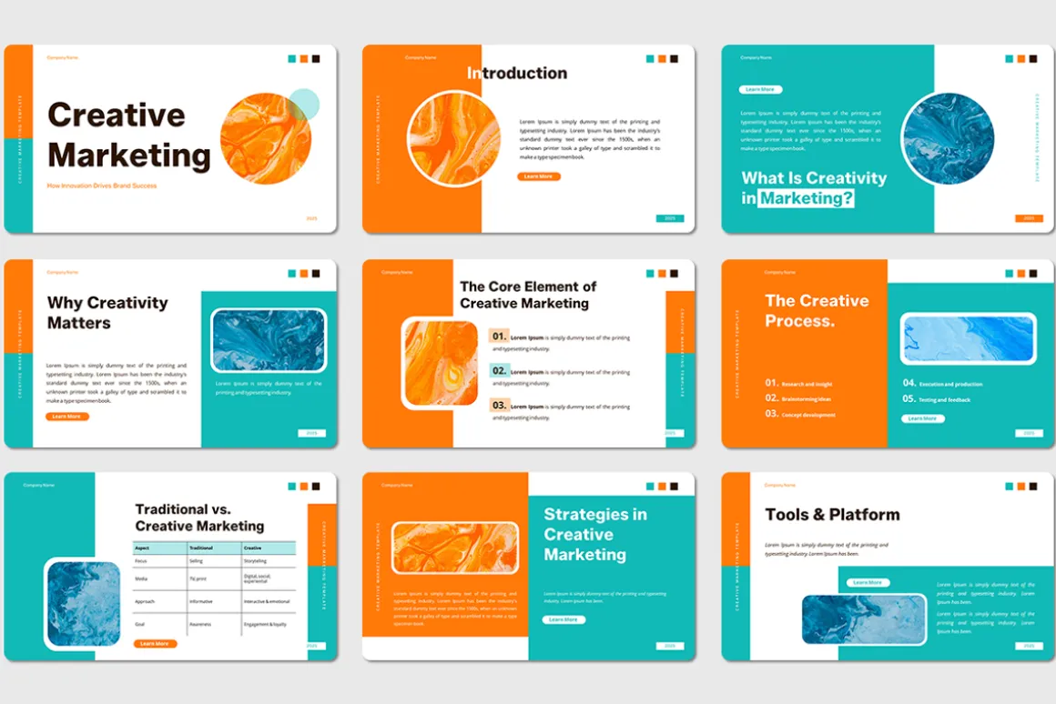 Creative Marketing - Google Slides