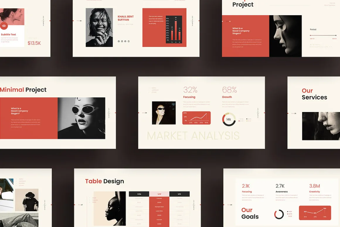 Creative Minimal Presentation Canva
