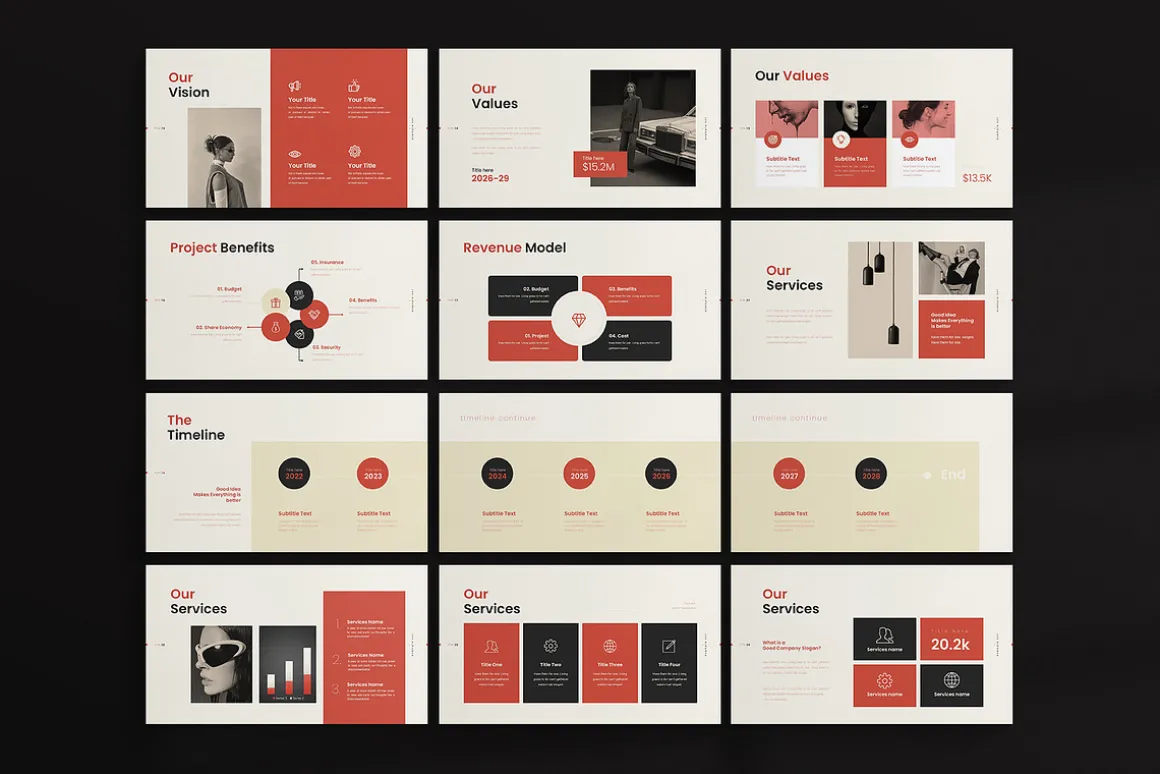 Creative Minimal Presentation Canva