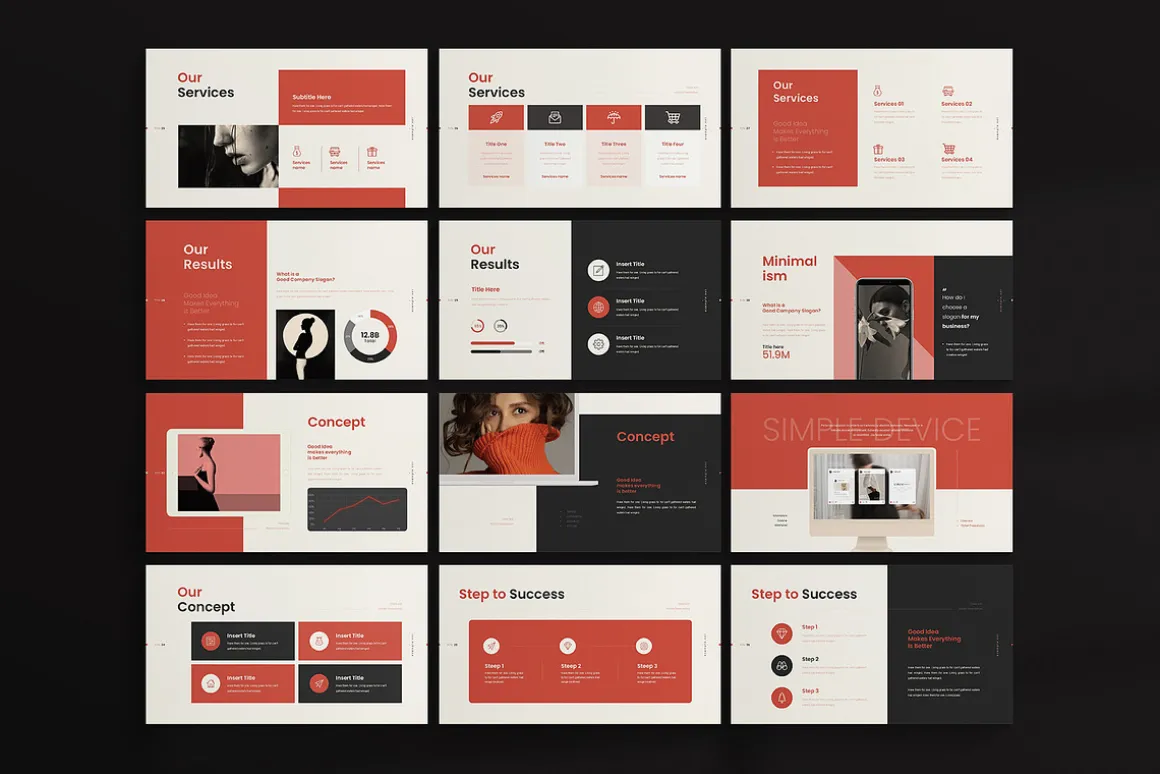 Creative Minimal Presentation Canva