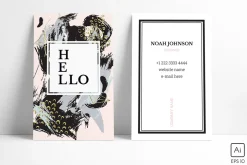 Creative business card template