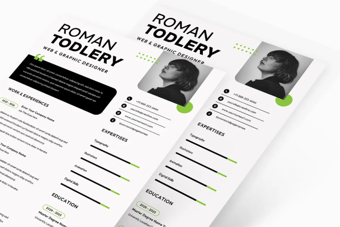 Creative Design Resume CV