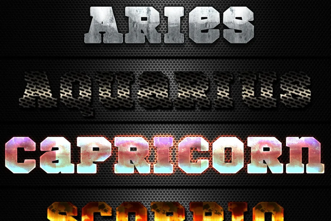 10 creative Photoshop Styles V41