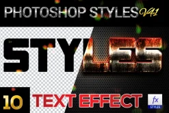 10 creative Photoshop Styles V41