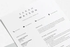 Creative Resume Design Professional