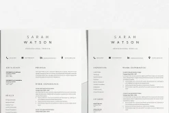 Creative Resume Design Professional
