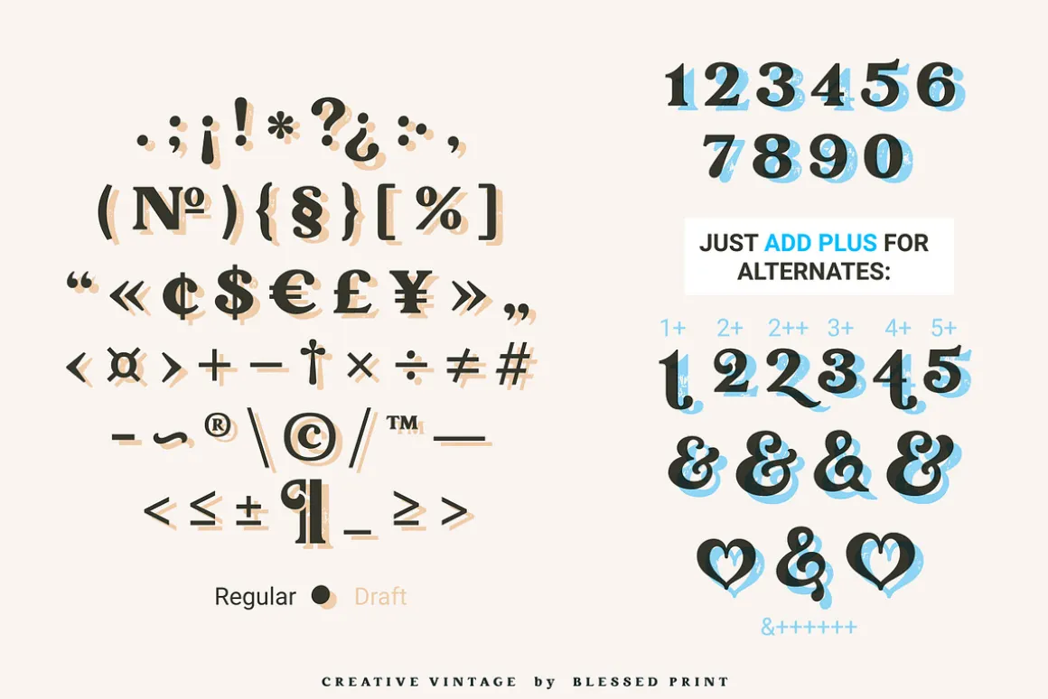 Creative Vintage Font Duo