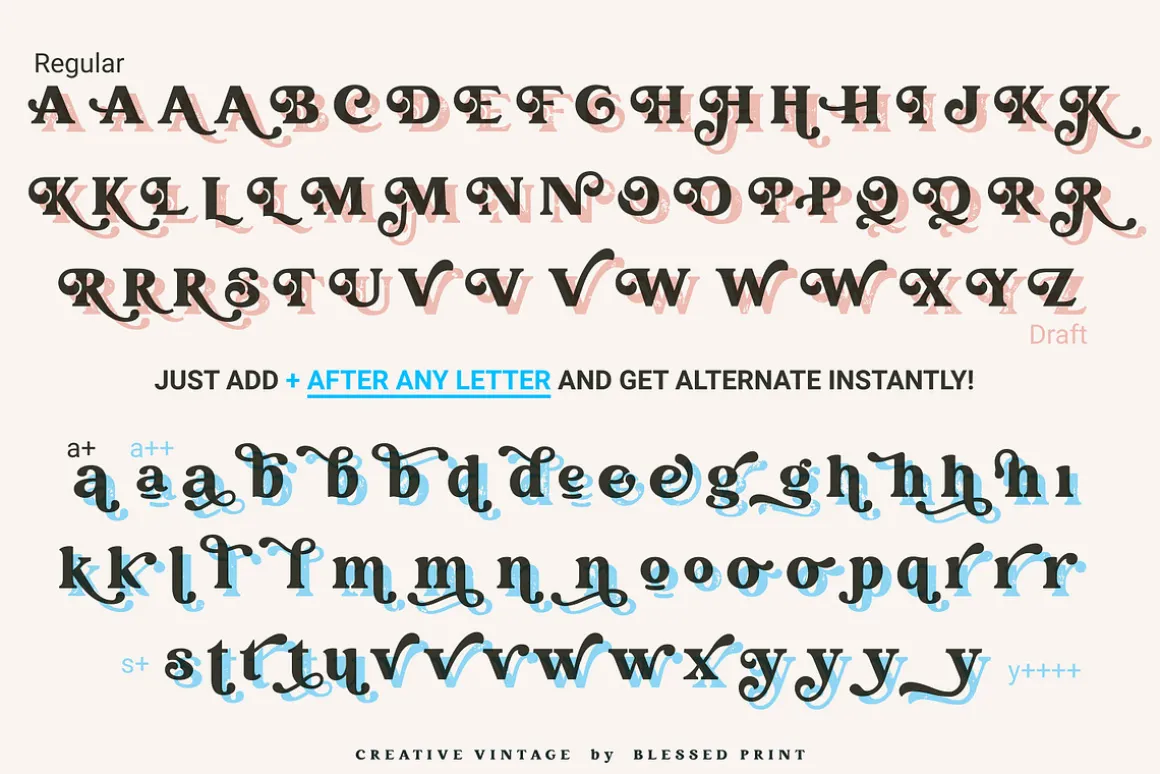 Creative Vintage Font Duo