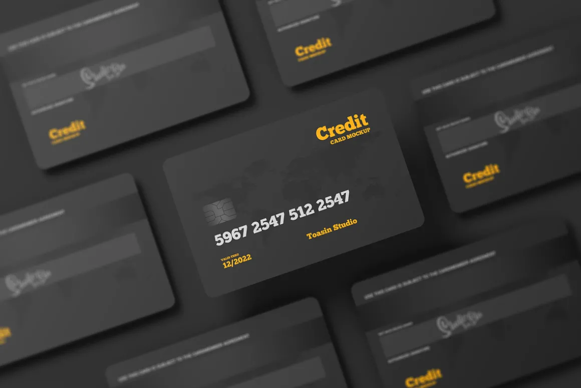 Credit Cards Mockup