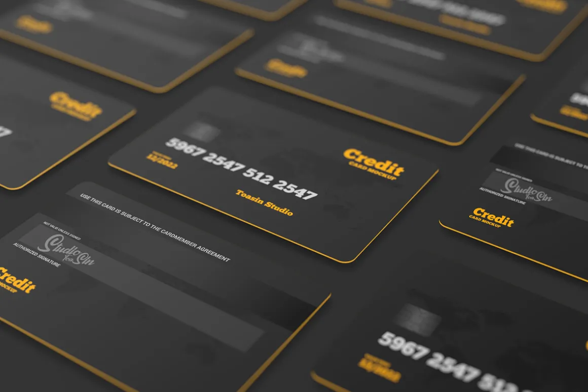Credit Cards Mockup