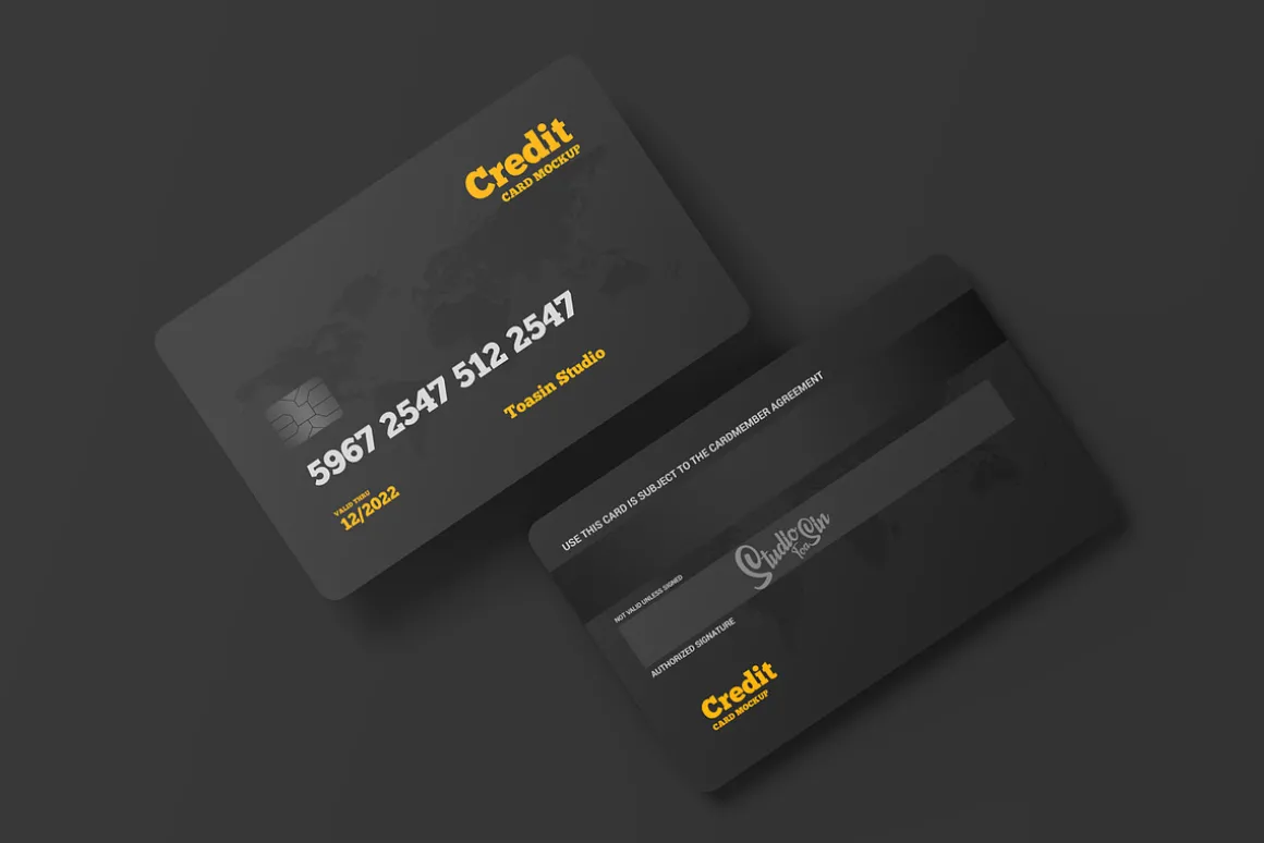 Credit Cards Mockup