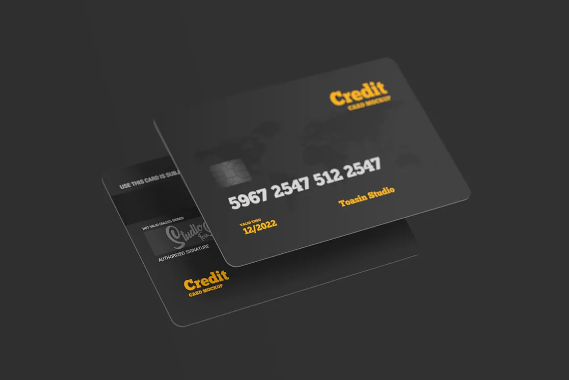 Credit Cards Mockup