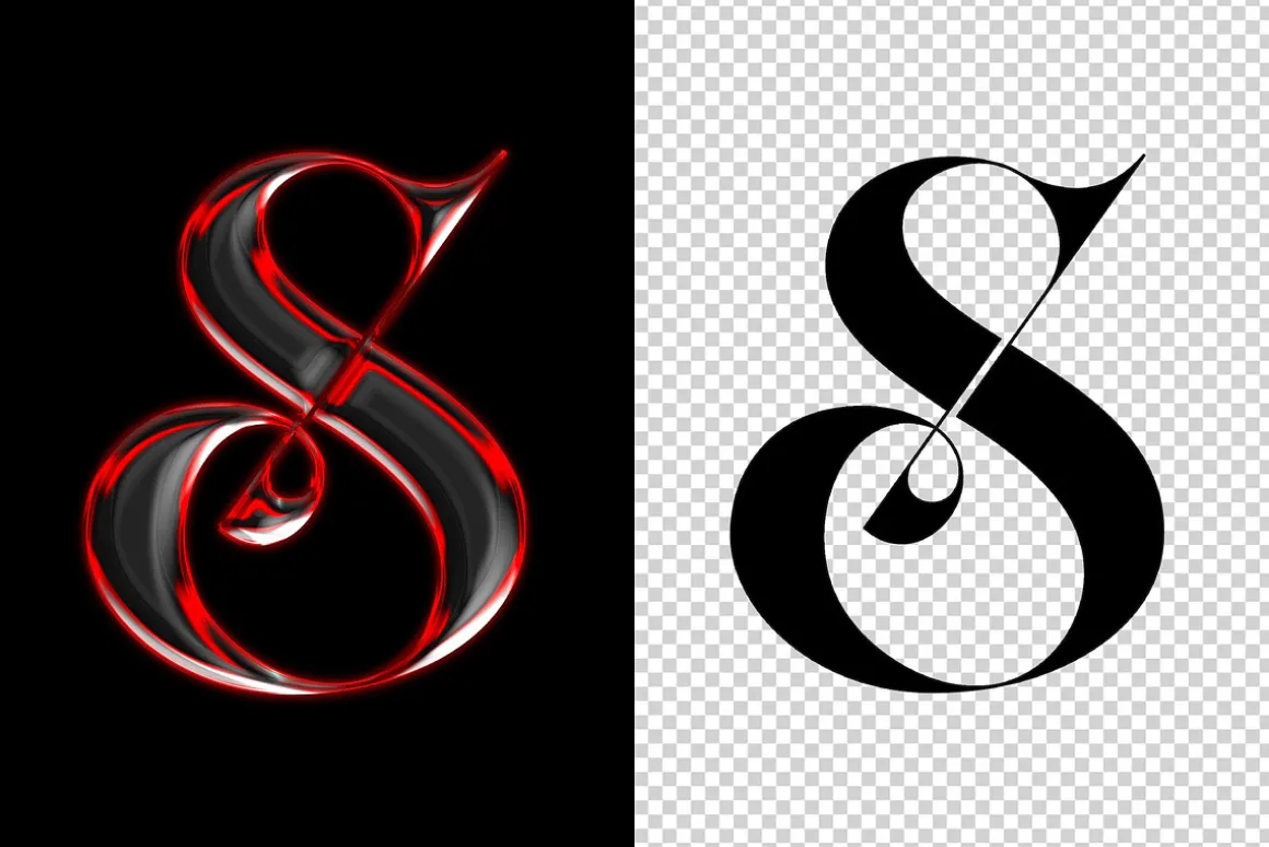 Creepy Chrome Text & Logo Effect