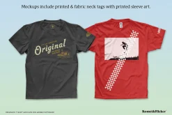Crewneck T-Shirt Mockups