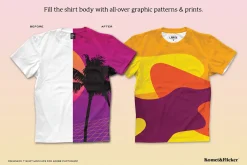 Crewneck T-Shirt Mockups