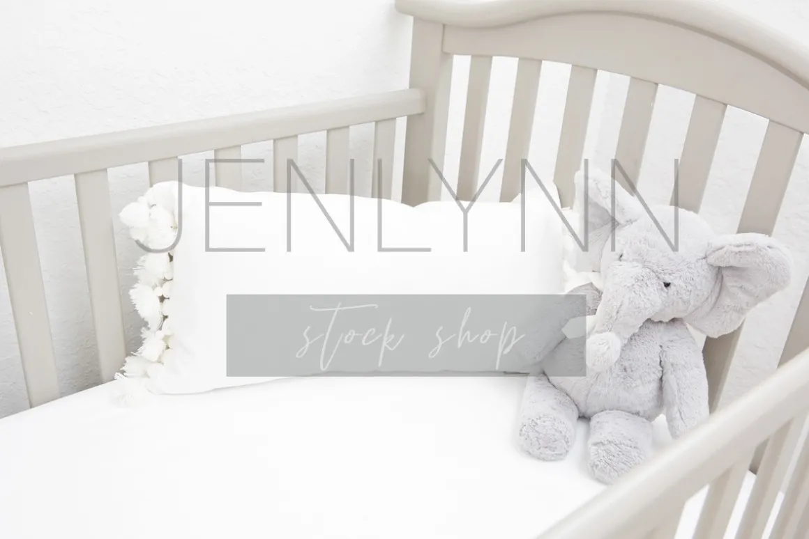 Crib Pillow Mockup, PSD