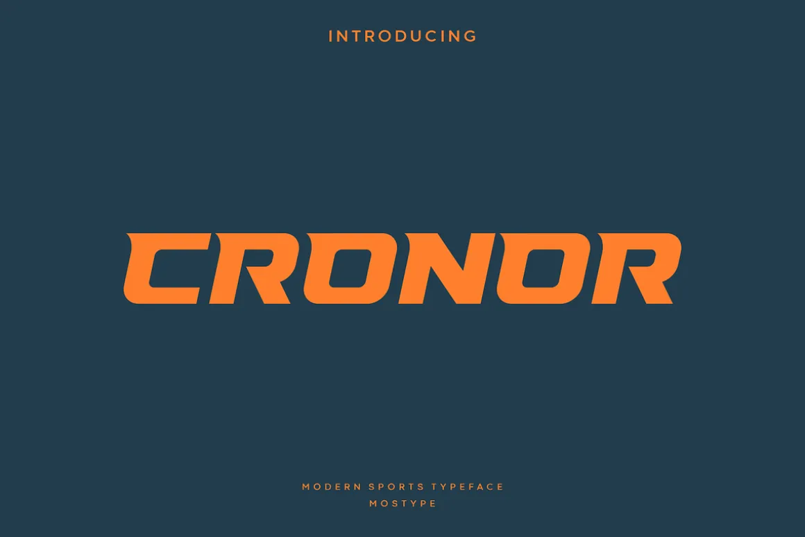 Cronor - Modern Sport Typeface