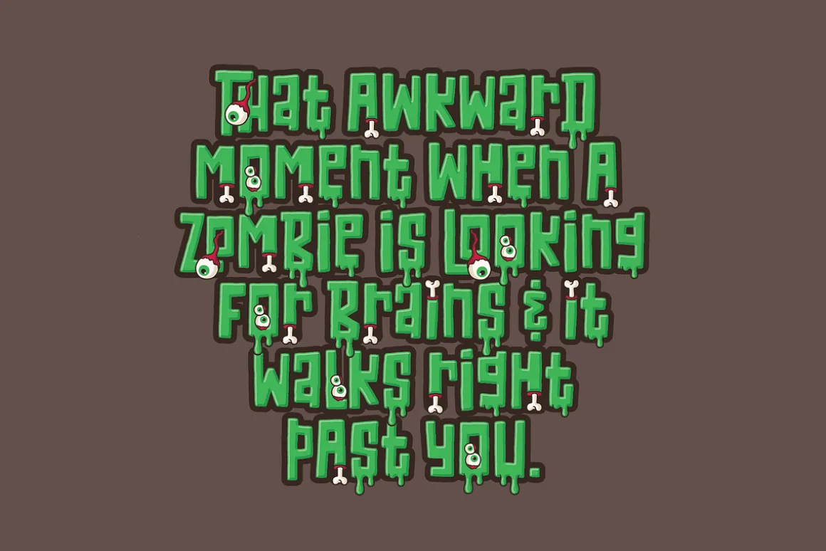 Crooked Zombies Font